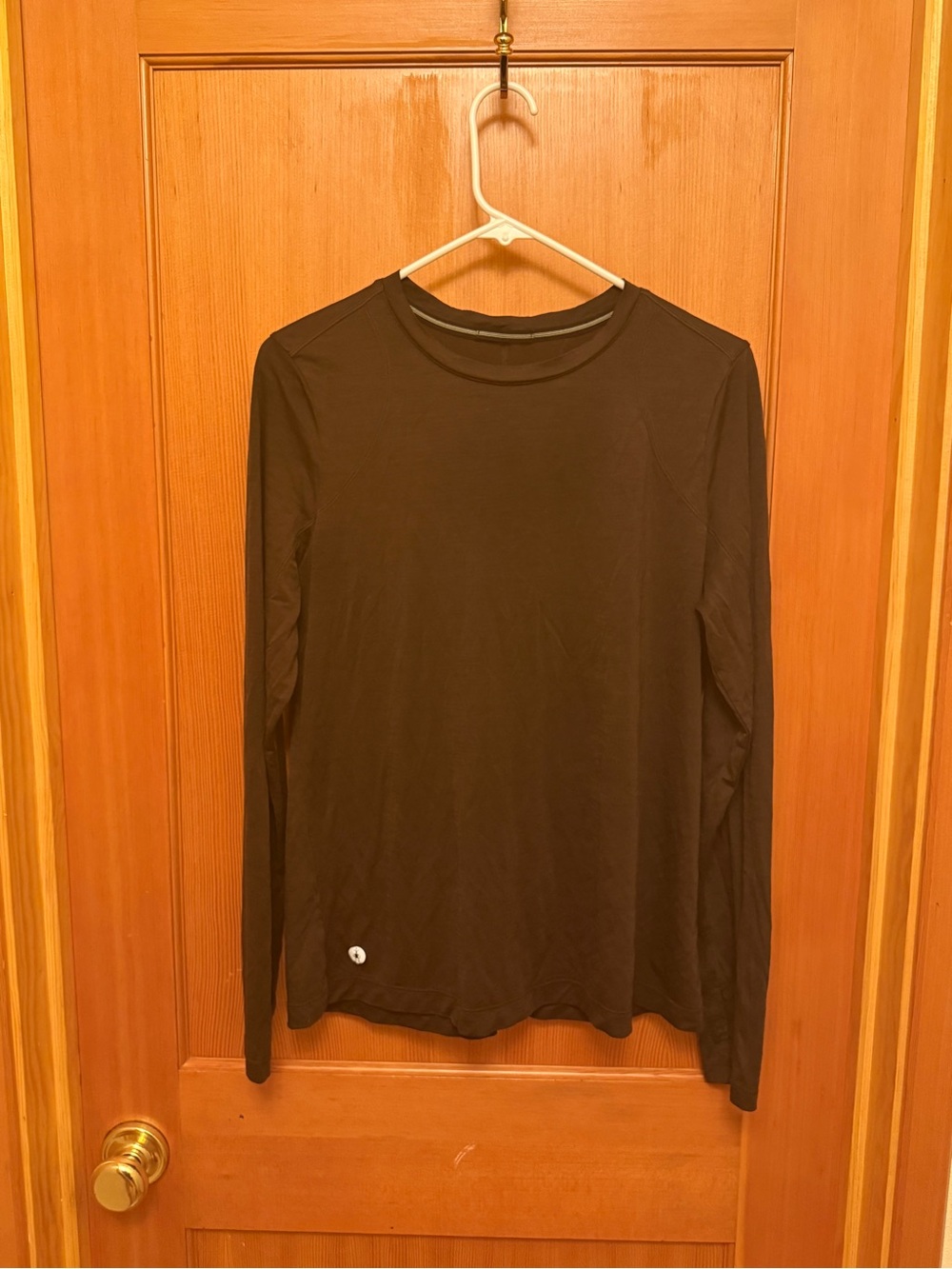 Smartwool Women's Active Merino Wool Blend Long Sleeve Top Brown Size M